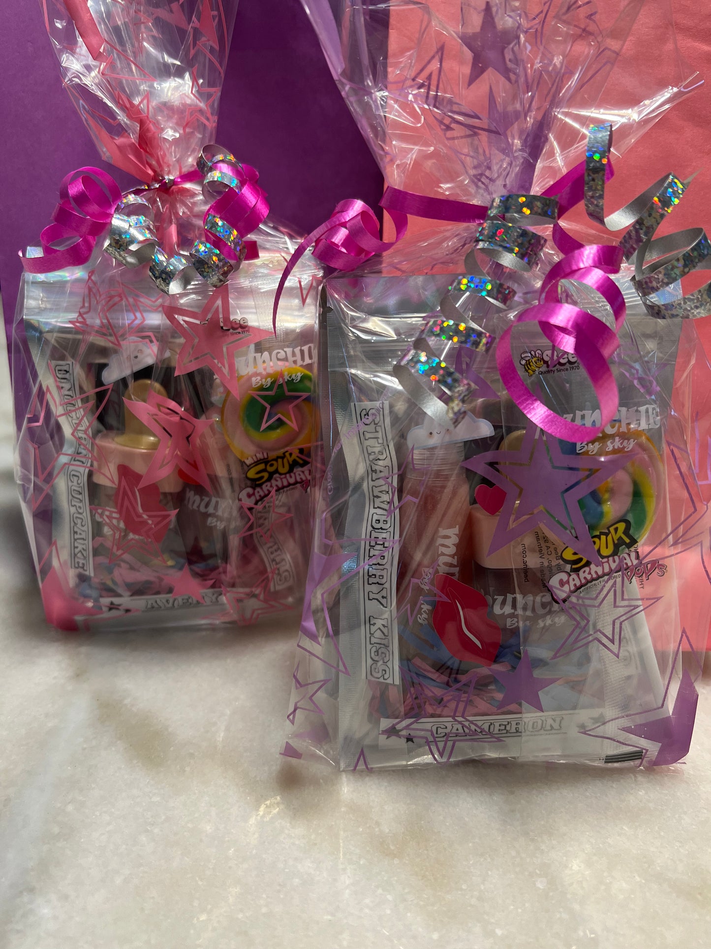 MUNCHIE PARTY FAVORS!!!!!